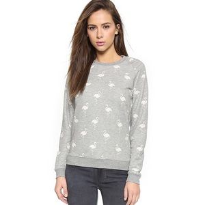 Zoe Karseen Flamingo Sweatshirt in Medium